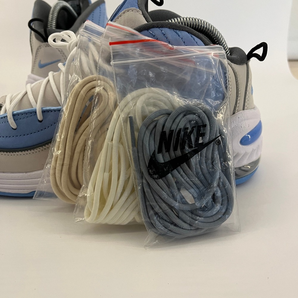Nike Air Penny 1 University Blue White‎ Basketball Sneakers Size 7 DM9132-100 - Picture 6 of 12